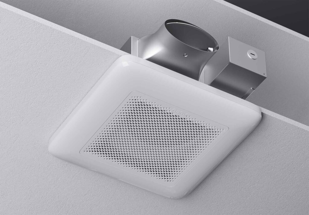 slim 4 inch bathroom exhaust fan ceiling mount installation